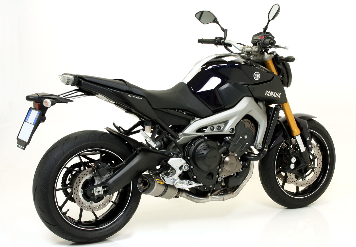 Arrow Thunder Alu Dark + Collettori catalizzati - Yamaha MT-09 '13-'20