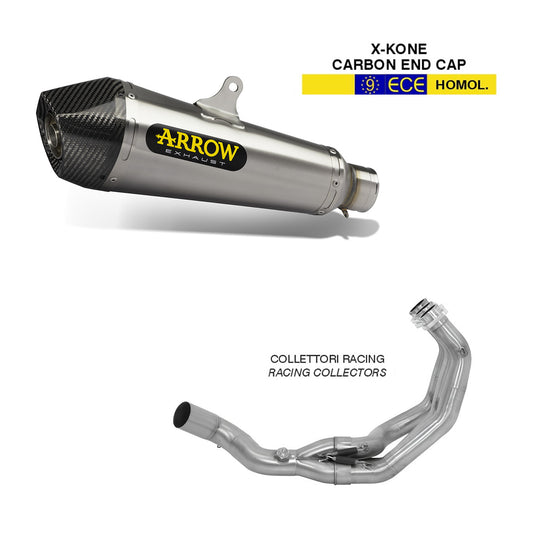 Arrow X-Kone + Collettori Racing - Yamaha MT-09 '13-'20