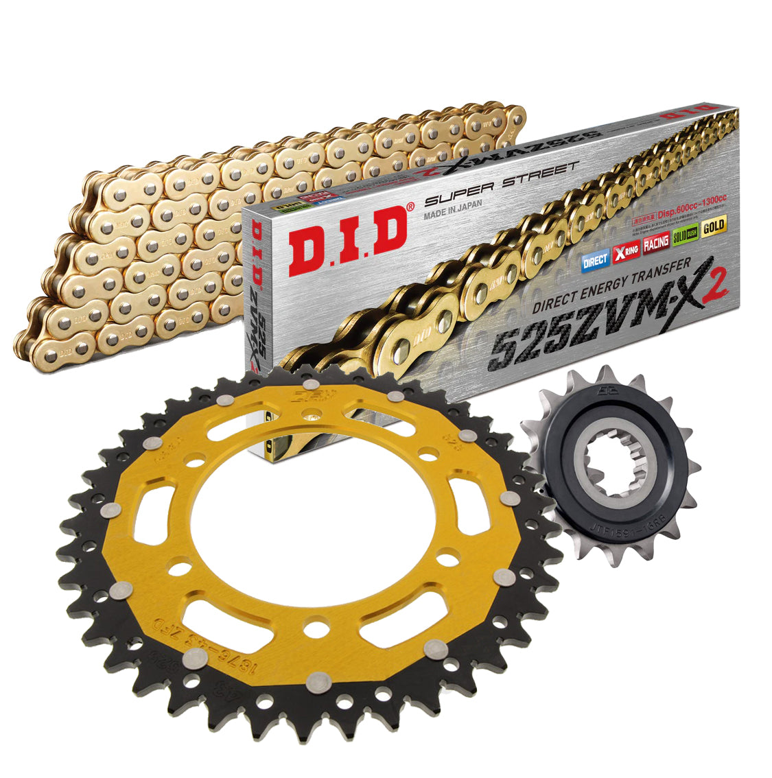 Kit Trasmissione Yamaha MT-09 '14-'20 - Catena DID 525 ZVM-X2, Pignone - Foto 13