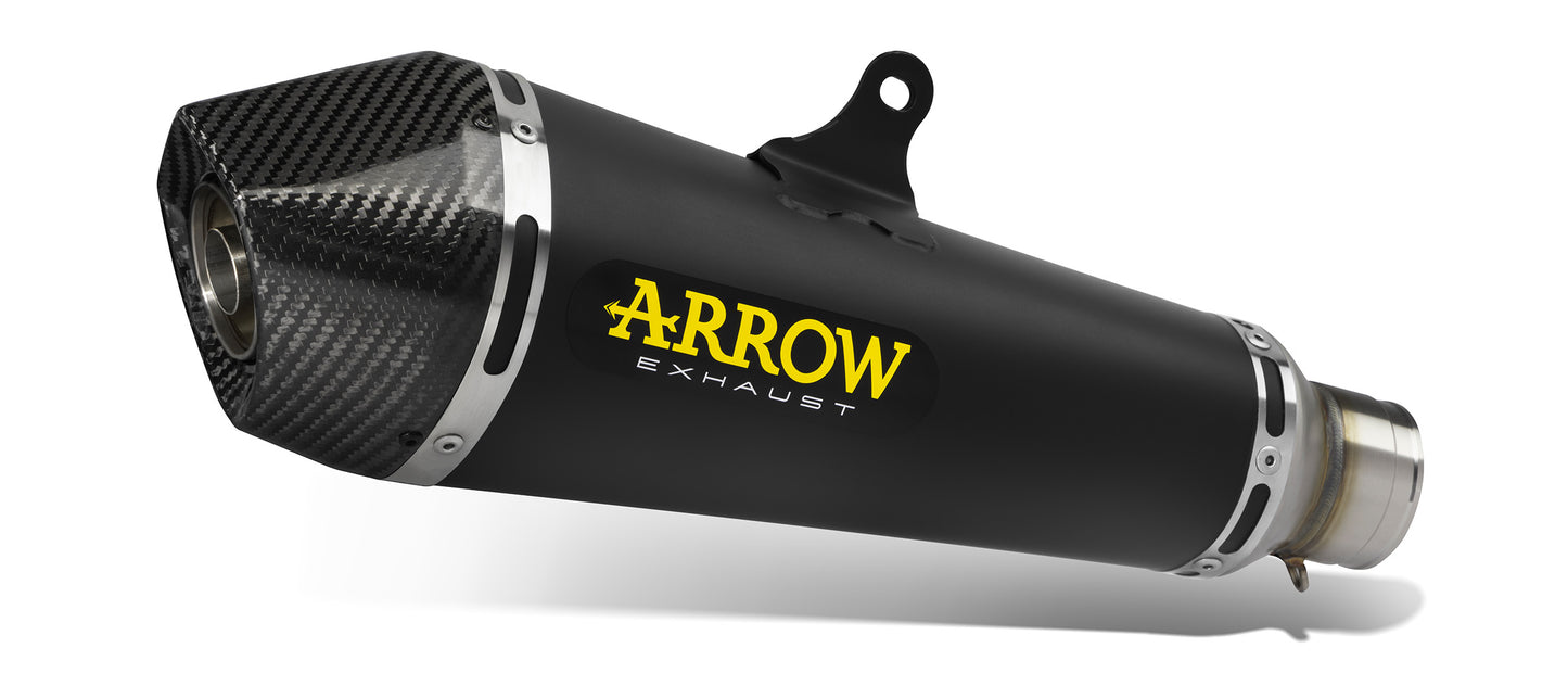 Arrow X-Kone carbon end cap - Nichrom Dark - Suzuki GSX-S 1000 / 1000 GT '21-'24