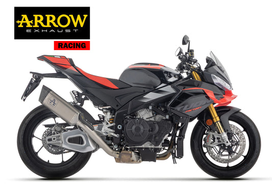 Arrow Pista Carbon End Cap Racing - Aprilia Tuono V4 1100 - 2025