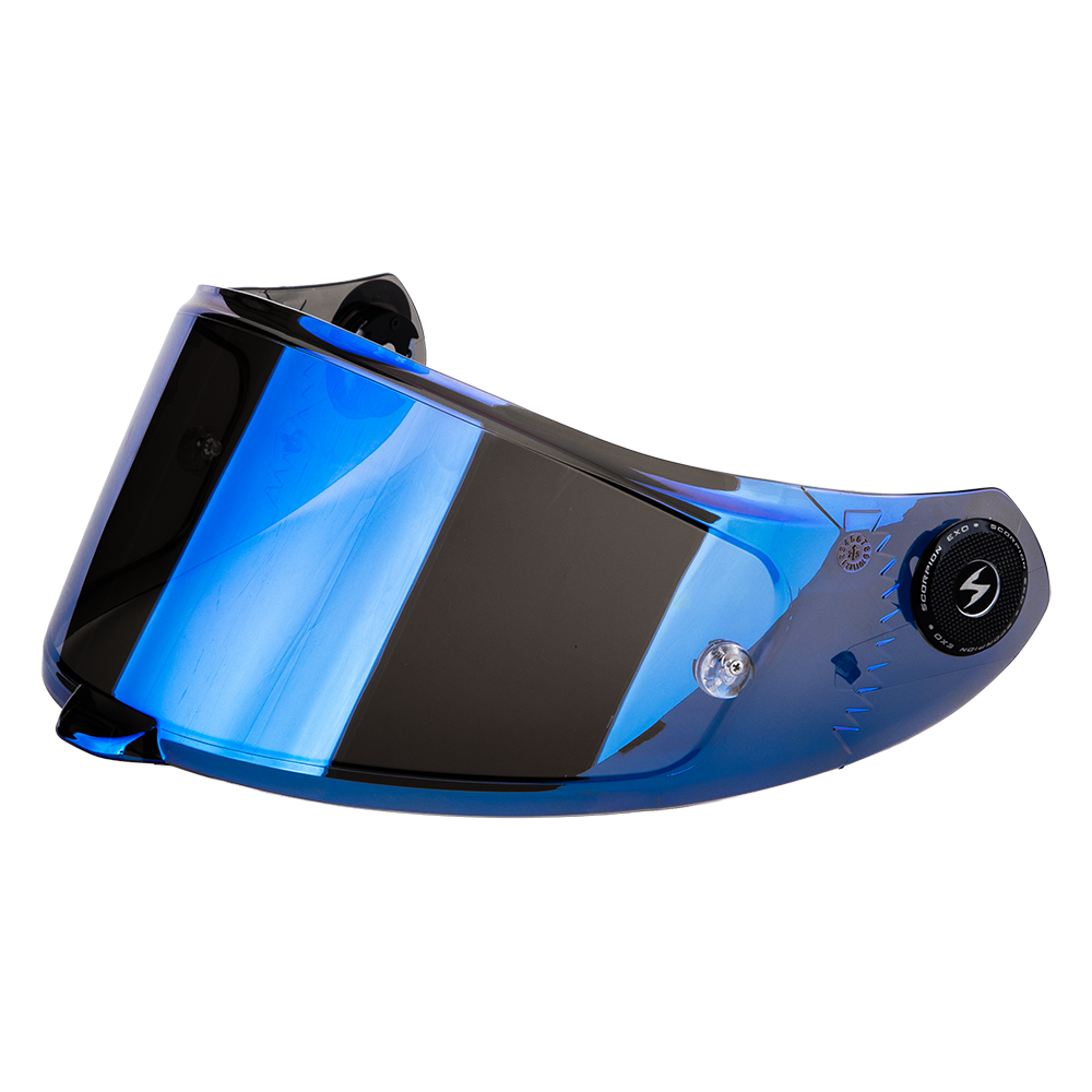 SCORPION Visiera EXO-RACE AIR - Specchiata Blu