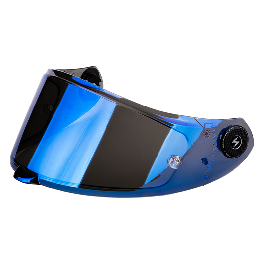 SCORPION Visiera EXO-RACE AIR - Specchiata Blu