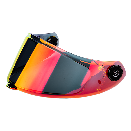 SCORPION Visiera EXO-RACE AIR - Specchiata Rosso