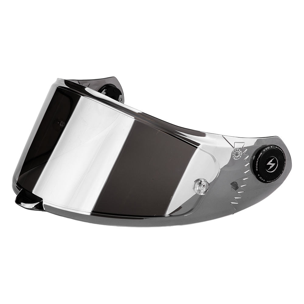 SCORPION Visiera EXO-RACE AIR - Specchiata Silver