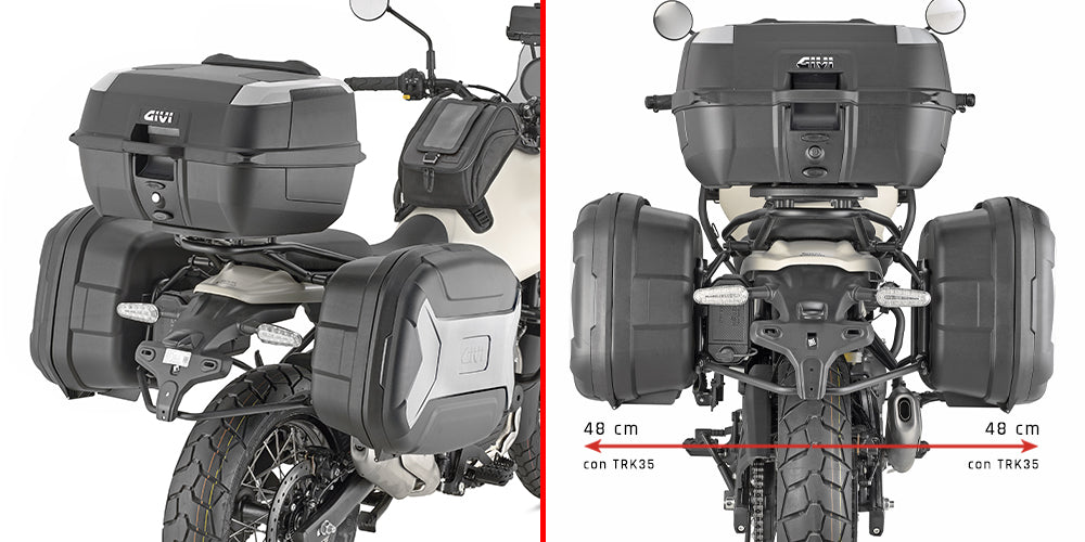 Telaio portavaligie laterale per Royal Enfield Himalayan 450 '24-'25