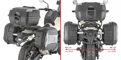 Telaio portavaligie laterale per Royal Enfield Himalayan 450 '24-'25