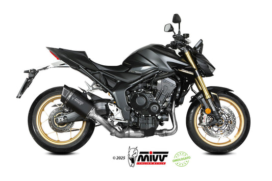 Mivv SR-1 Titanio Nero + Esclusore valvola Honda CB 1000 Hornet SP 2025