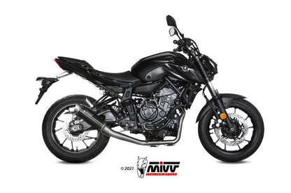 Mivv GP Pro Inox Nero Yamaha MT-07 '21-'24