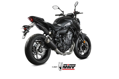 Mivv GP Pro Inox Nero Yamaha MT-07 '21-'24