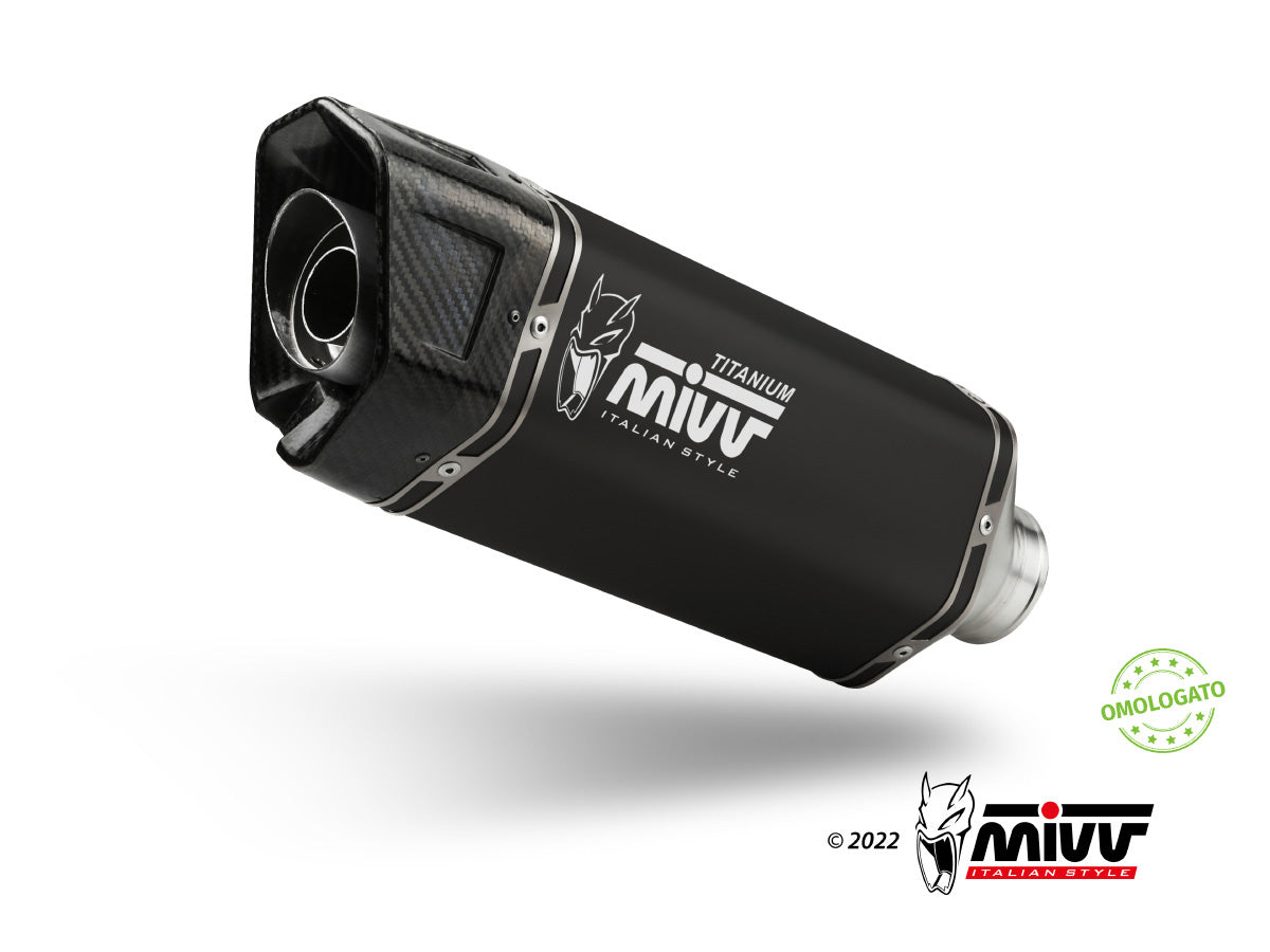 Mivv SR-1 Titanio Nero + Esclusore valvola Honda CB 1000 Hornet SP 2025